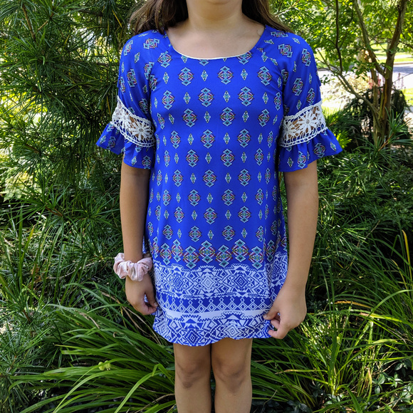 My Michelle Other - My Michelle Girl's Cold Shoulder Dress, size 12